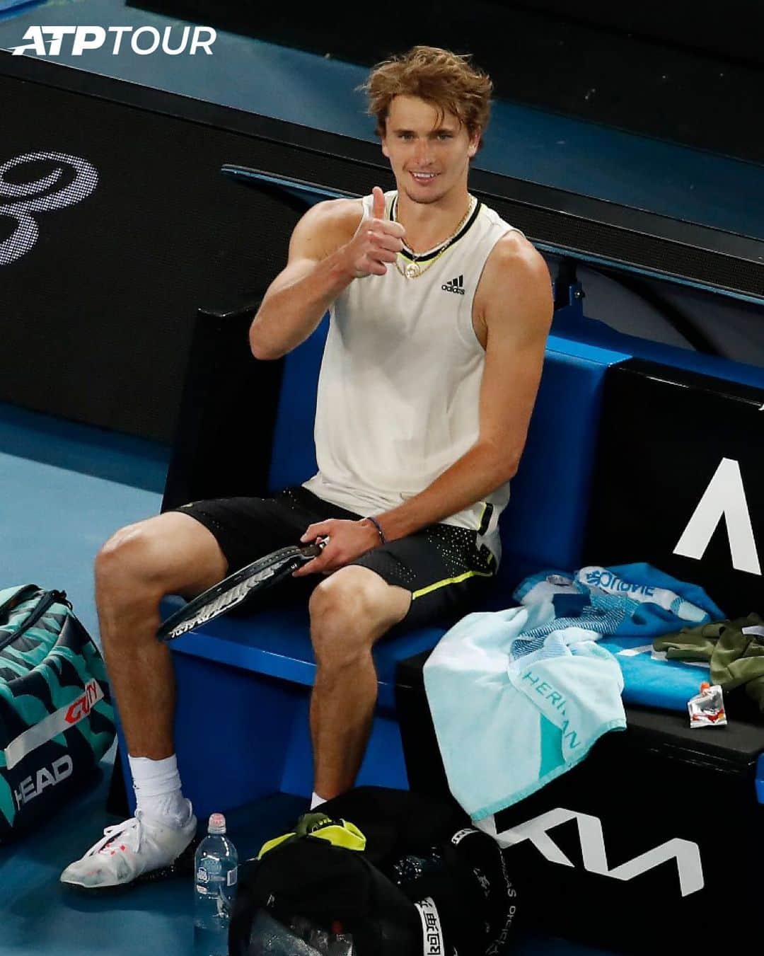 ATP World Tourさんのインスタグラム写真 - (ATP World TourInstagram)「Is it his time: 👍 or 👎 #AusOpen」2月14日 19時16分 - atptour