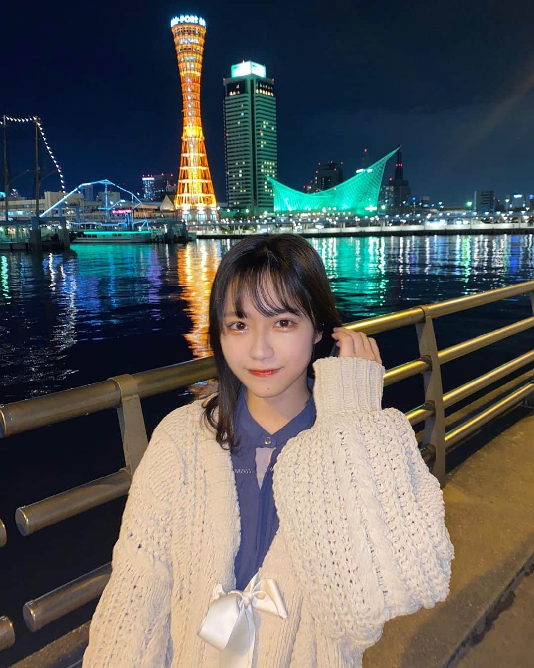 松本美紅のインスタグラム：「みなさんこんばんは🌆  今日はMOM予選最終日です！ ここまで私が皆さんと一緒に頑張ってきたことが結果として現れますように😌  予選最後の投票よろしくお願いします。  #関西学院大学 #関学 #女子大生 #撮影 #被写体 #サロンモデル #ミスキャンパス関西学院 #ミス関学 #redyazel」