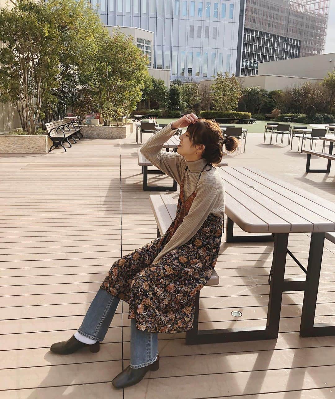 ungrid_maiさんのインスタグラム写真 - (ungrid_maiInstagram)「. . 今日は外あったかくて ぽかぽか、心もほこほこ、わくわくでした🌻 . . でも今日気づいたのは、、、 私花粉症やったんやった🤧 . . #code #coordinate #fashion #casual #Ungrid #ootd #アングリッド #カジュアル #今日のコーデ #コーデ #ワンピース #春コーデ」2月14日 19時30分 - mai_fukumoto_