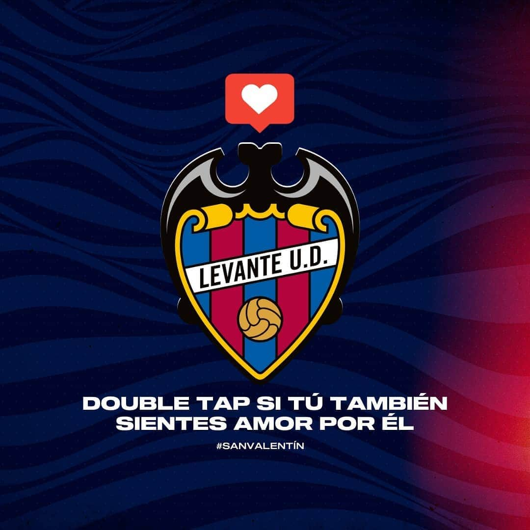 レバンテUDさんのインスタグラム写真 - (レバンテUDInstagram)「Double TAP si tú también sientes AMOR por él.  ¡Feliz #SanValentín! 💙❤」2月14日 19時41分 - levanteud