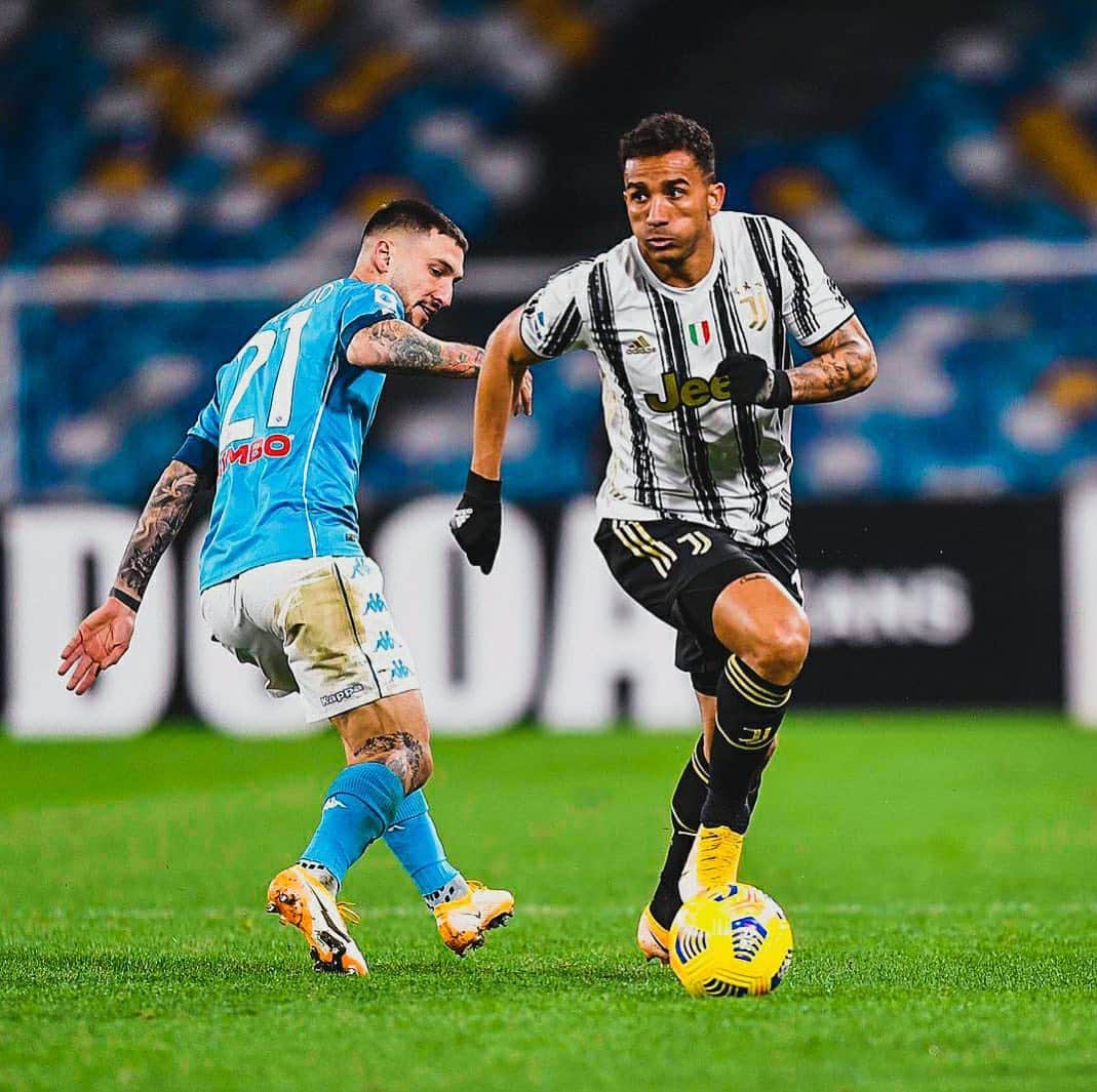 ダニーロ・ルイス・ダ・シウバのインスタグラム：「Una battuta di arresto che non deve intaccare le nostre certezze😤💪🏾Forza Juve.🤍🖤」