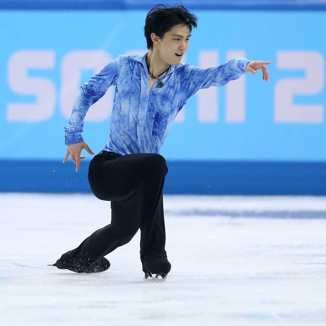 オリンピックチャンネルのインスタグラム：「Hanyu Yuzuru won his first Olympic gold medal on this day seven years ago. ⁠ ⁠ Hit the link in bio to re-live his road to Sochi 2014 glory.⁠ ⁠ @team_nippon @isufigureskating」