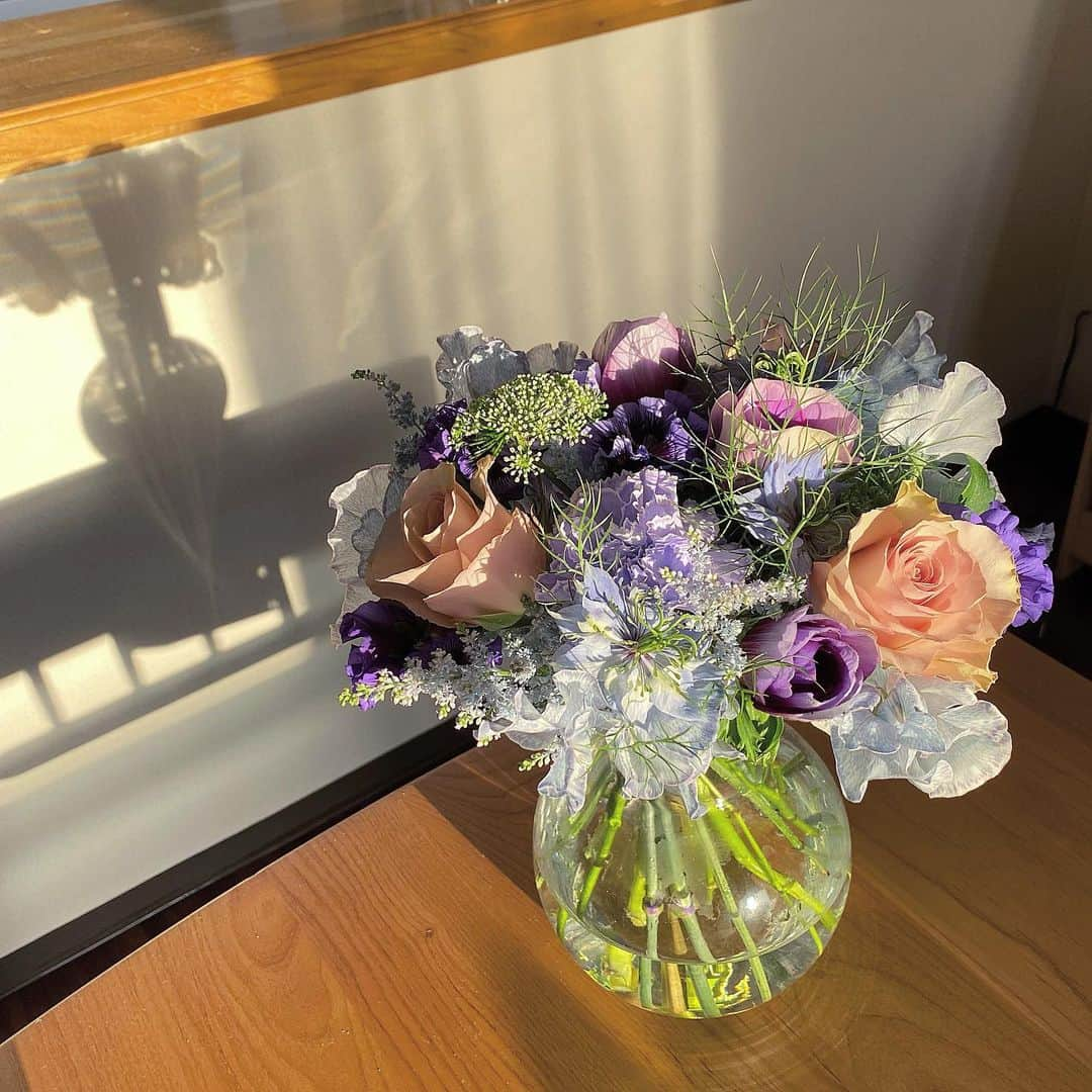 植村麻由さんのインスタグラム写真 - (植村麻由Instagram)「💐💜💙🤍」2月14日 20時11分 - oeufmayu