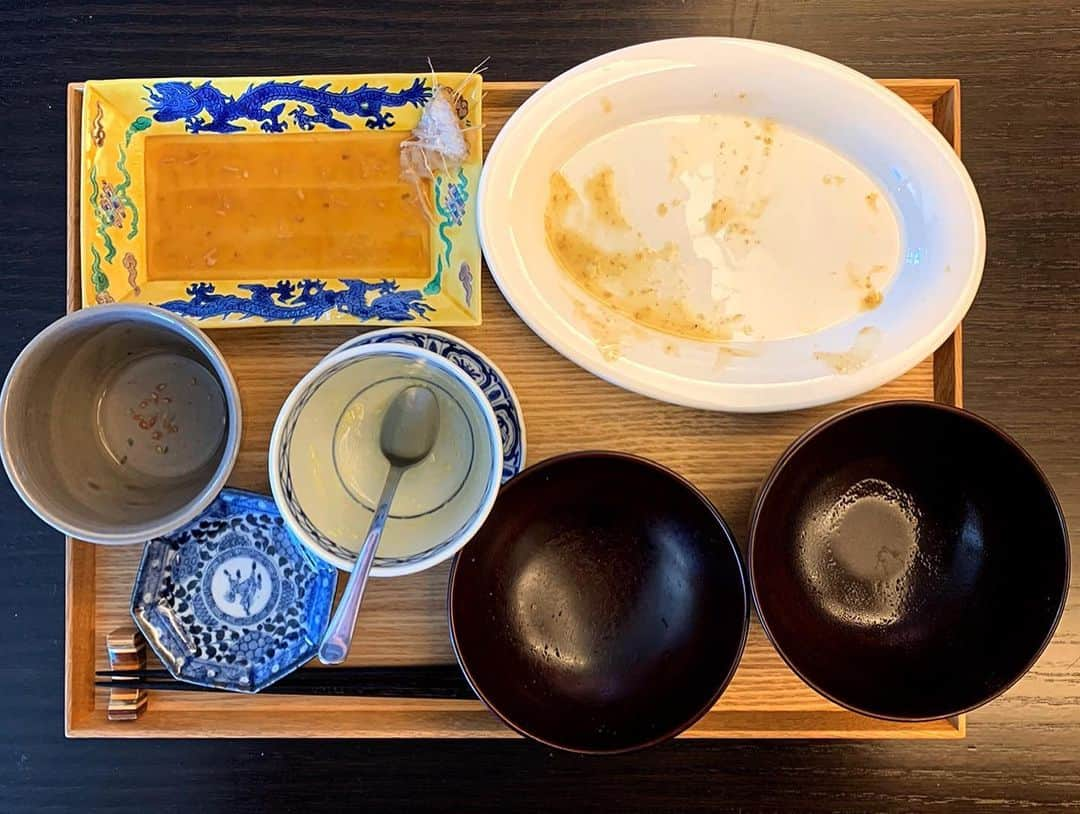 祐真朋樹さんのインスタグラム写真 - (祐真朋樹Instagram)「茶碗蒸し大好き  #朝ご飯 #祐ご飯 #茶碗蒸し  #具沢山味噌汁  #利ご飯 #完食 #べったら漬け  #エビサラダ」2月14日 20時11分 - stsukezane