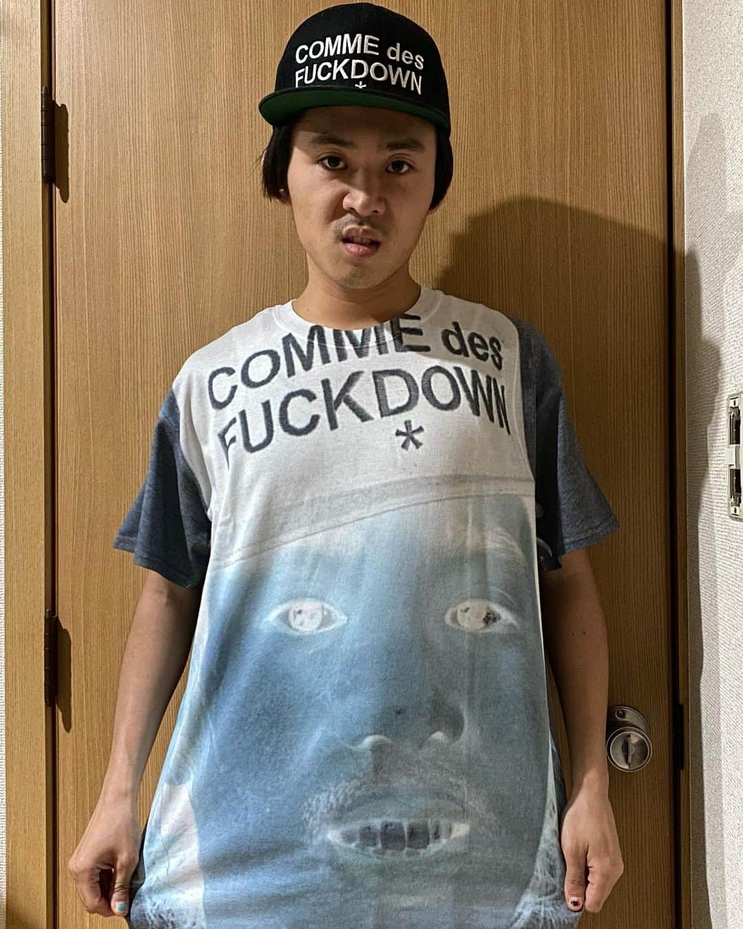 オカモトレイジのインスタグラム：「Big Love & Thanks @waaaavyyy ❤️ #commedesfuckdown」