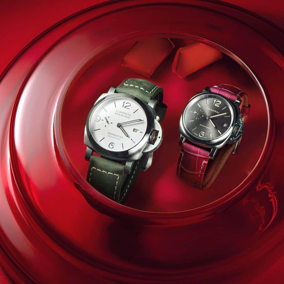 オフィチーネ パネライさんのインスタグラム写真 - (オフィチーネ パネライInstagram)「Bring a special touch to your Valentine’s Day celebration with the perfect pair of Panerai watches for you and your loved ones.  #LovePanerai #PAM1045 #PAM1112 #PAM1314 #PAM755 #Luminor #PaneraiLuminor #LuminorDue #Horology #watches #LuxuryWatch #paneraiwatches #paneraiwatch #womenwatch」2月14日 21時22分 - panerai