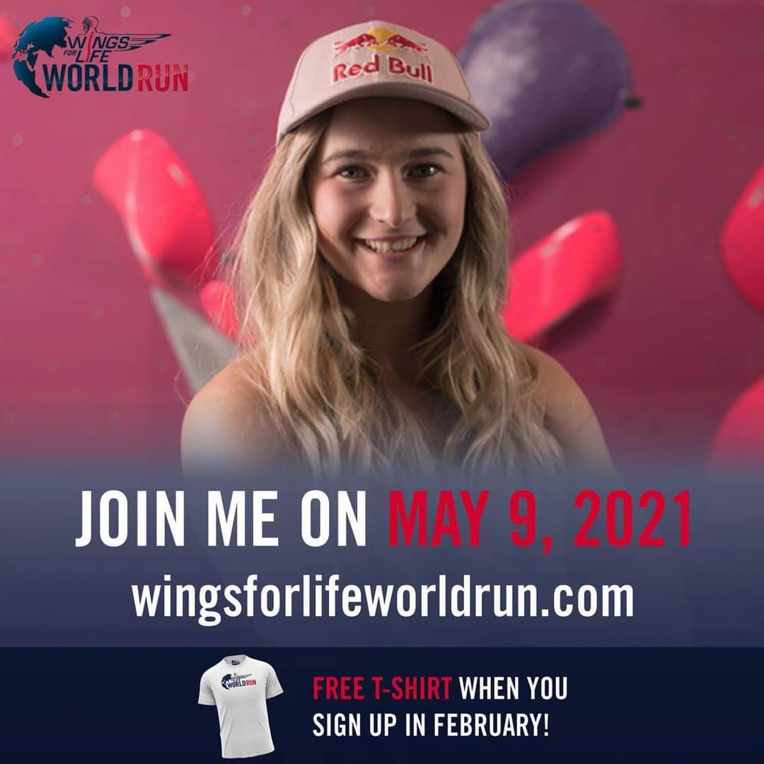シャウナ・コックジーのインスタグラム：「So many of us need some help motivation right now and having an event to train for is perfect.  Join me on the Wings for Life World Run 2021. Run for those who can’t and support this important cause.   This year it's going online! You can join from wherever you via the app - all you need to do is sign-up, and begin your run at 12pm on 9th May. 100% of your entry fee will go directly to the charity, which funds crucial research for spinal cord injury.  Sign-up in February, and get a free t-shirt: (www.wingsforlifeworldrun.com)」