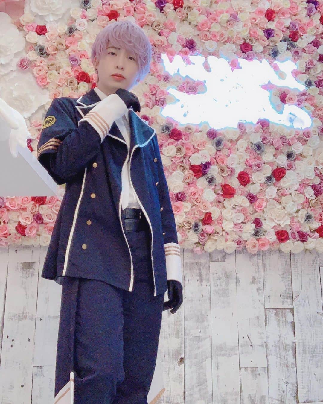 新井優のインスタグラム：「バレンタインということで王子様風衣装👑 HAPPYValentine. . . . #actor #idol #purple #yukata #instagood #instalike #followme  #instafollow #followme  #follow #instapic #hairstyle #hairmodel #punyus」