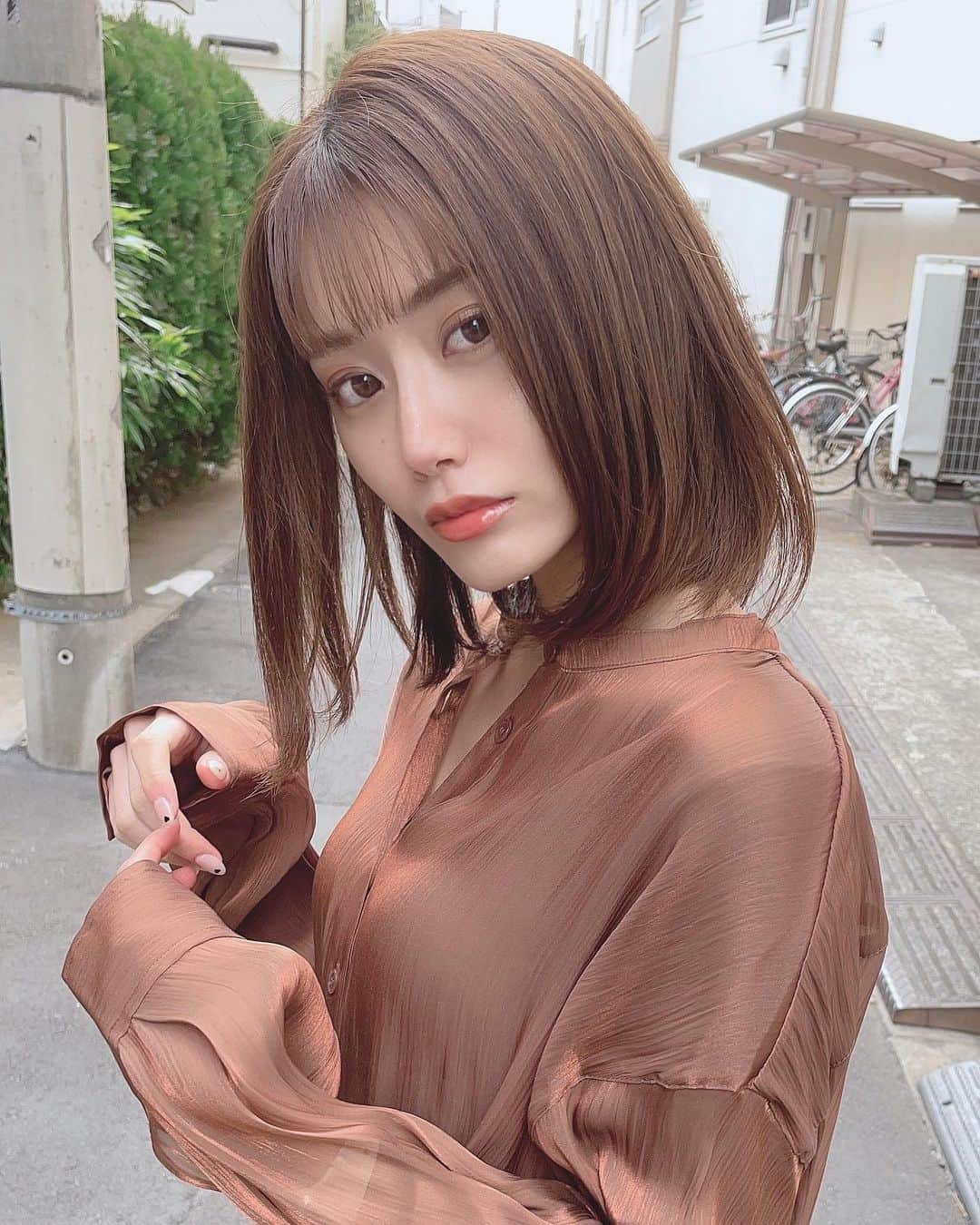 のインスタグラム：「. ナチュラル🌱 . @masayanhair  . . . #instagood #instagram #instalike #photogram_archive #instapic #photography #hdriphonegraphy #fashion #makeup #撮影#モデル#被写体#ポートレート#おしゃれさんと繋がりたい#さらさら #ストレート #ファッション#촬영#모델#패션#화장#여자아이#表参道#青山#攝影#サロンモデル #サロモ #彼女感 #かわいい」