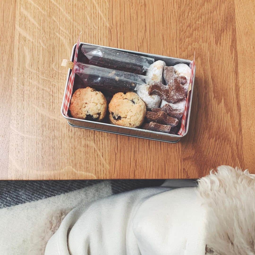 mizuさんのインスタグラム写真 - (mizuInstagram)「かわいいクッキー缶が届いた♡ 一つ一つ手作りで缶に丁寧に詰められていて。 味もとってとっても美味しかった。 優しい気持ちを本当にありがとう♡」2月14日 22時18分 - micchelocche