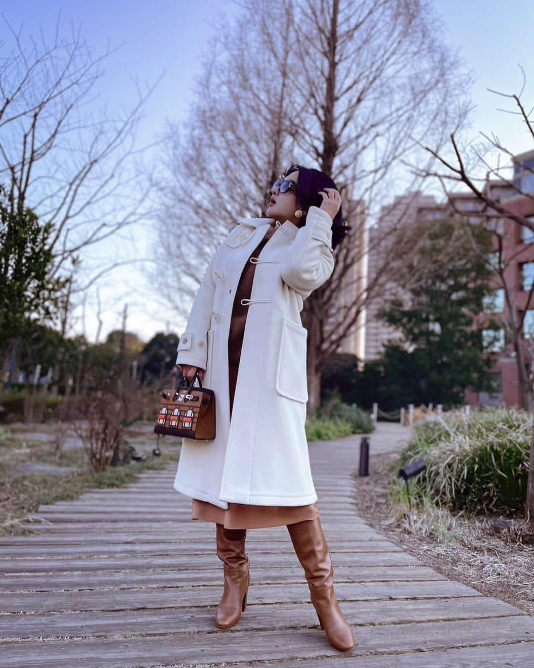 Syahriniのインスタグラム：「• Beautiful Thinking ,A Well Mind !  _________________ 𝓢𝓨𝓡 _________________  #PrincesSyahrini #Winter_February2021 #Tokyo_Japan」