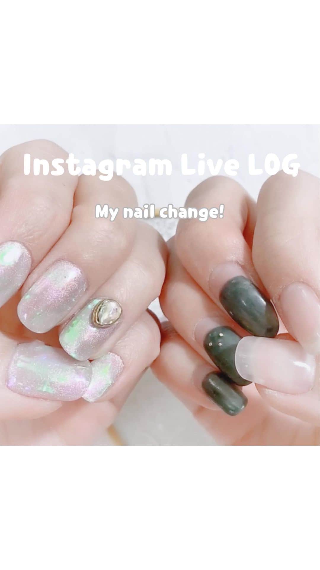 なかやまちえこのインスタグラム：「オフから。remove gel.⠀ ⠀  PREGEL・Betty gel・きまぐれキャット・PREANFA・PREXY商品は、⠀ ネイリストの方は↓ ⠀ プリモール @nail_premall ⠀ http://gelnailshop.com/ ⠀ キャンディポケット @candypocket_official ⠀ http://www.beautysupport.jp/sm/script_main/shoptop.php ⠀ セルフの方は↓ ⠀ ジョイアート @joyartofficial ⠀ http://joyart.biz/ ⠀ ⠀ にて購入頂けます☺️⠀  #nail #nails #nailart #ネイル #美甲 #ネイルアート  #japanesenailart #manucure #japanesenails #manicurist #gelnails #أظافر #네일아트 #미용 #vẽmóng #ngườiđẹp  #เพ้นท์เล็บ #искусствоногтя #artedeuñas #เพ้นท์เล็บเจล #ジェルネイルデザイン #オーロラネイル #auroranails @pregelofficial @kimagure_cat_whim @bettygel_official @prexyofficial」