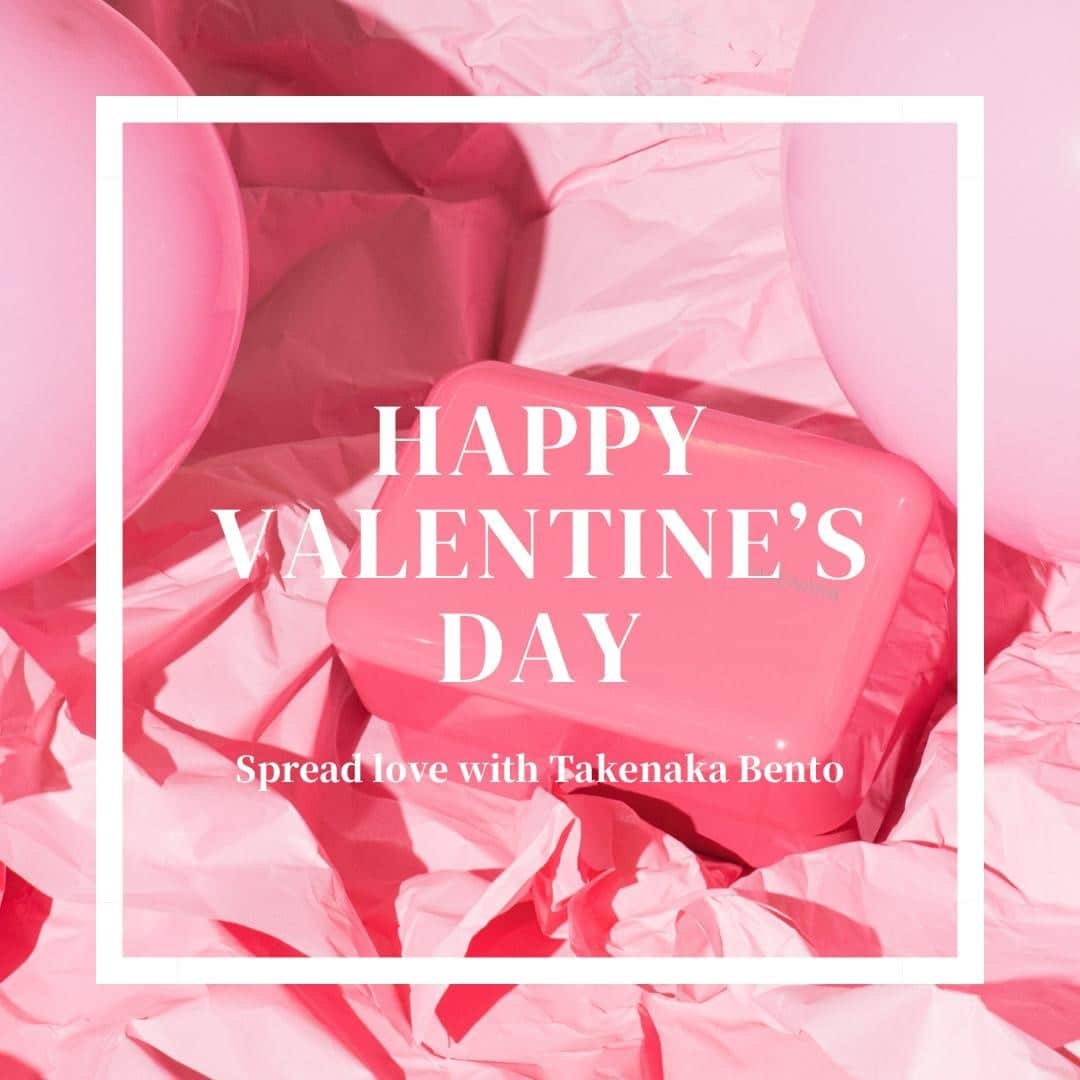 TAKENAKA BENTO BOXのインスタグラム：「Happy Valentine's Day💖⁠ Spread love with a beautiful gift from TAKENAKA.⁠ ⁠ Get 20% off our Pink Bento Boxes and Bowls with code "LOVE20" valid through today!⁠ ⁠ Go to our online store and get one for your loved ones and one for yourself🥰 Link in bio!」