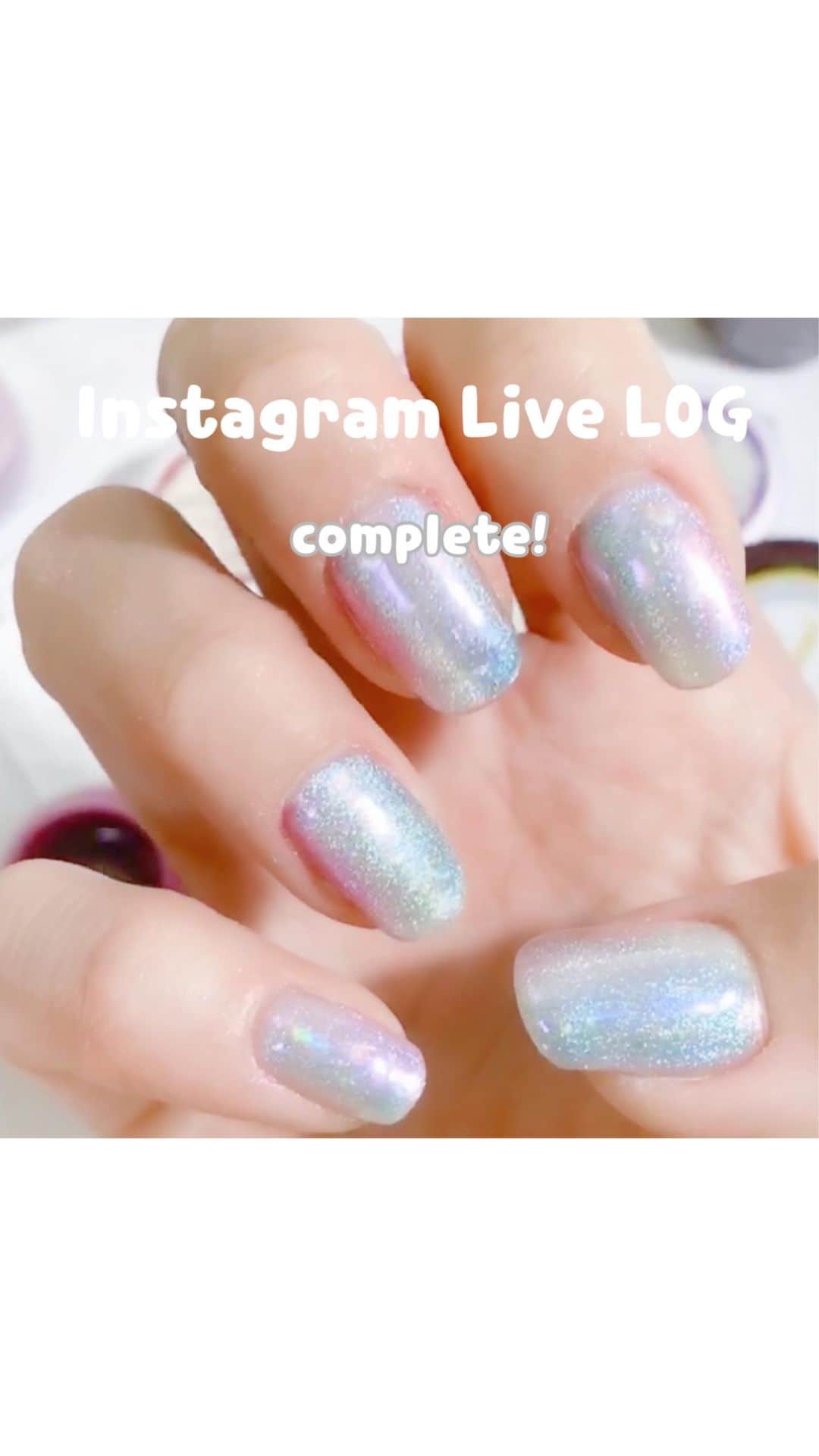 なかやまちえこのインスタグラム：「complete！⠀ ⠀  PREGEL・Betty gel・きまぐれキャット・PREANFA・PREXY商品は、⠀ ネイリストの方は↓ ⠀ プリモール @nail_premall ⠀ http://gelnailshop.com/ ⠀ キャンディポケット @candypocket_official ⠀ http://www.beautysupport.jp/sm/script_main/shoptop.php ⠀ セルフの方は↓ ⠀ ジョイアート @joyartofficial ⠀ http://joyart.biz/ ⠀ ⠀ にて購入頂けます☺️⠀  #nail #nails #nailart #ネイル #美甲 #ネイルアート  #japanesenailart #manucure #japanesenails #manicurist #gelnails #أظافر #네일아트 #미용 #vẽmóng #ngườiđẹp  #เพ้นท์เล็บ #искусствоногтя #artedeuñas #เพ้นท์เล็บเจล #ジェルネイルデザイン #オーロラネイル #auroranails @pregelofficial @kimagure_cat_whim @bettygel_official @prexyofficial」