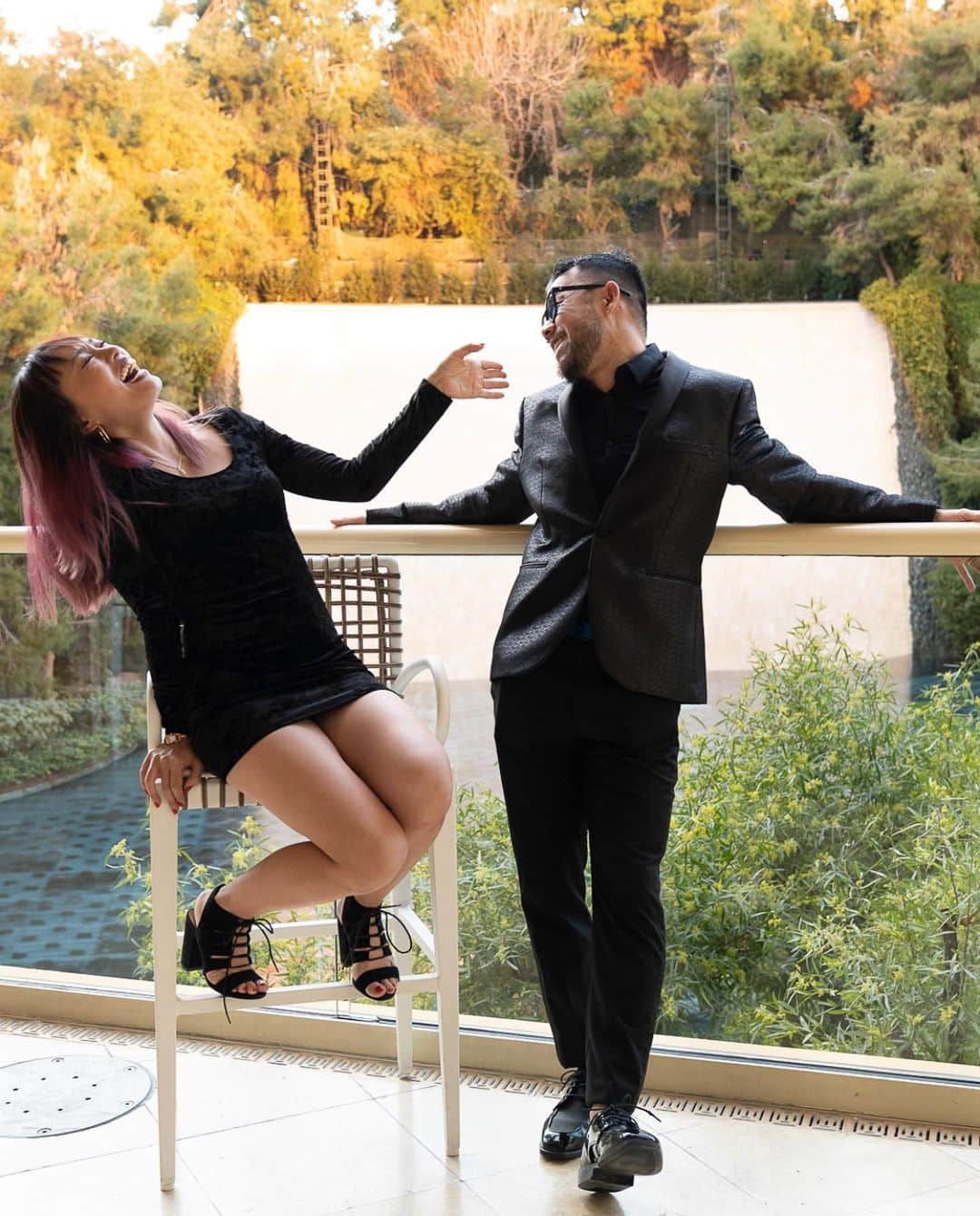 SONNYのインスタグラム：「Where there’s Love, there’s Laughter 🖤  愛がある所に笑いあり @mamizo.jpn   #入籍記念日 #weddinganniversary  #7years #ValentinesDay」