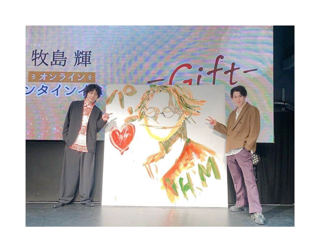 のインスタグラム：「_﻿ 牧島輝イベント﻿ お邪魔しました。﻿ ﻿ 2021バレンタインは色々な﻿ 思い出できました。最高だ！﻿ ﻿ 自分の出演が終わった後は﻿ 会場で輝の生歌聞いていました。贅沢。﻿ かっこよかった。﻿ ﻿ 「かくれんぼっち」﻿ 頭から離れません。ずっと口ずさんじゃう。﻿ ﻿ おやすみー！！！」