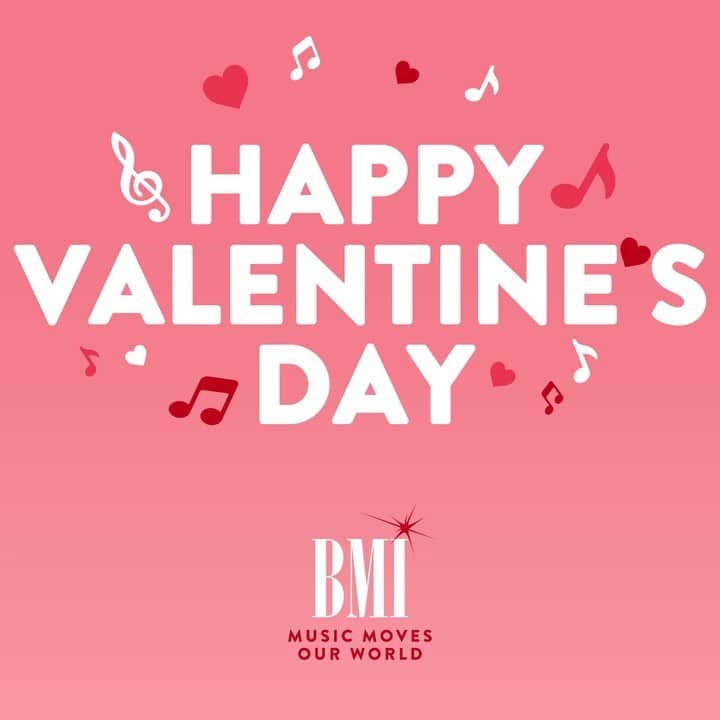 Broadcast Music, Inc.のインスタグラム：「Happy Day of Love 💗! What’s a song that gets you in the #ValentinesDay spirit?! 💖🎶💖🎶 check out our Stories for playlist of love ❤️ songs!」