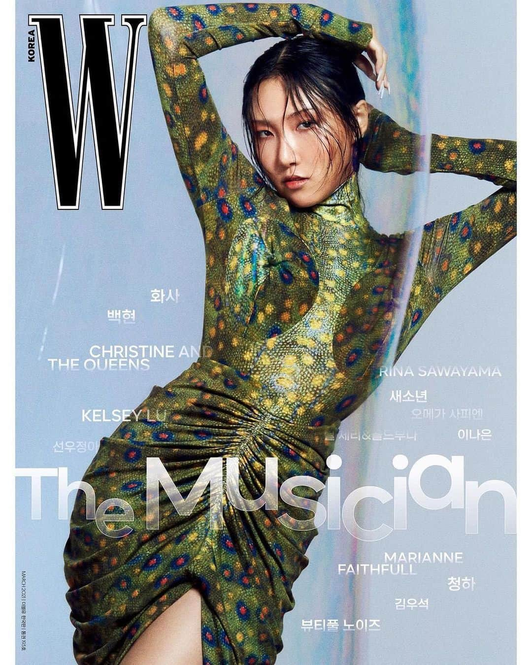 ファサさんのインスタグラム写真 - (ファサInstagram)「Hwasa W Korea Cover March 2021   #mamamoo #마마무 #hwasa #화사 #hyejin #ahnhyejin #moonbyul #solar #wheein #moomoo #kpop #girlgroup #gg #kpopgirlgroup」2月15日 0時27分 - mamamoohwasa