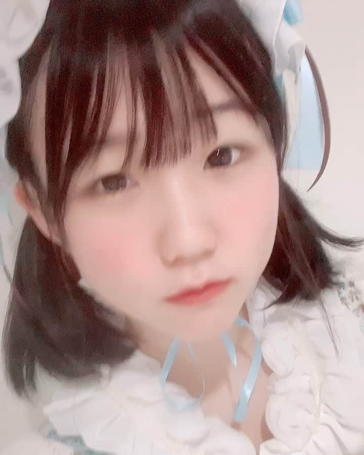のインスタグラム：「自撮りメイキングです。 目がまわるかもしれません(注意) 可愛い衣装でしたので、 頑張ってしまった…！」
