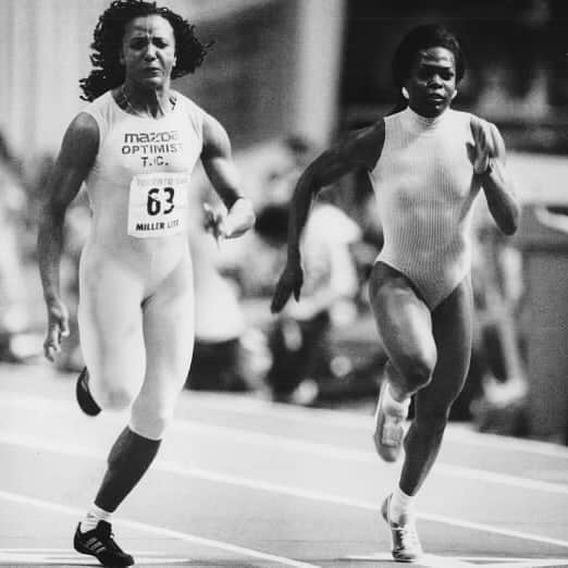 のインスタグラム：「This month, we spotlight the unsung history of Black Canadian athletes who excelled amidst adversity, broke down barriers, and moved the needle forward for the generations that came after them.  Part three of our month-long story features Angella Taylor-Issajenko — the Jamaican-born track prodigy who raised the bar for Canadian sprinters on the international stage.  Throughout February, we are donating 10% of all sales every Monday to the Time To Dream Foundation, that aims to make youth sports more diverse, inclusive, affordable and accessible to all.」