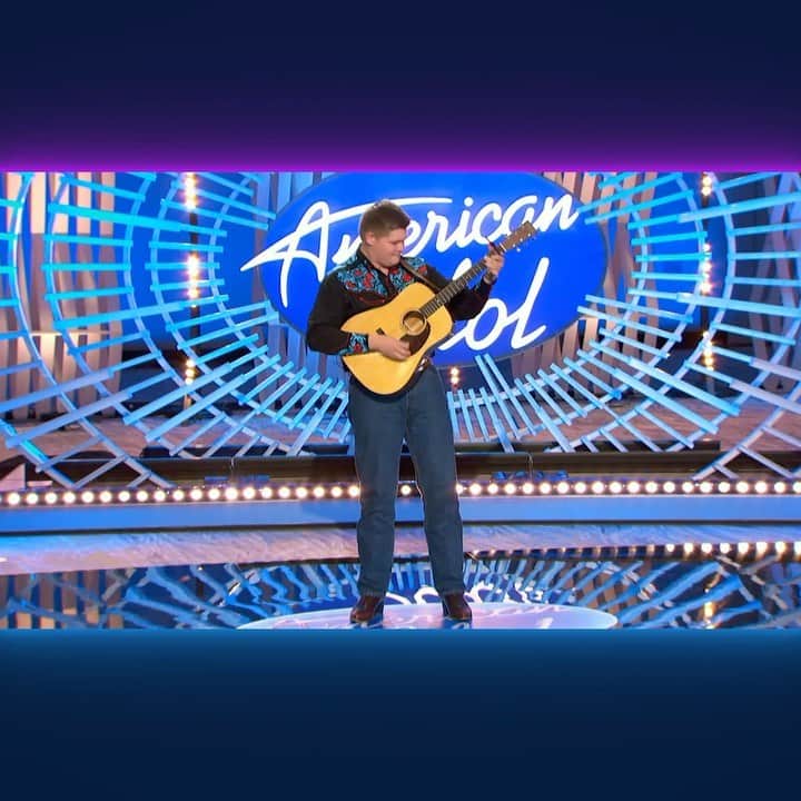 American Idolのインスタグラム：「It’s a resounding “YEE-HAW!” for country boy and true original @alex_miller_music 🐮🤠🐔」