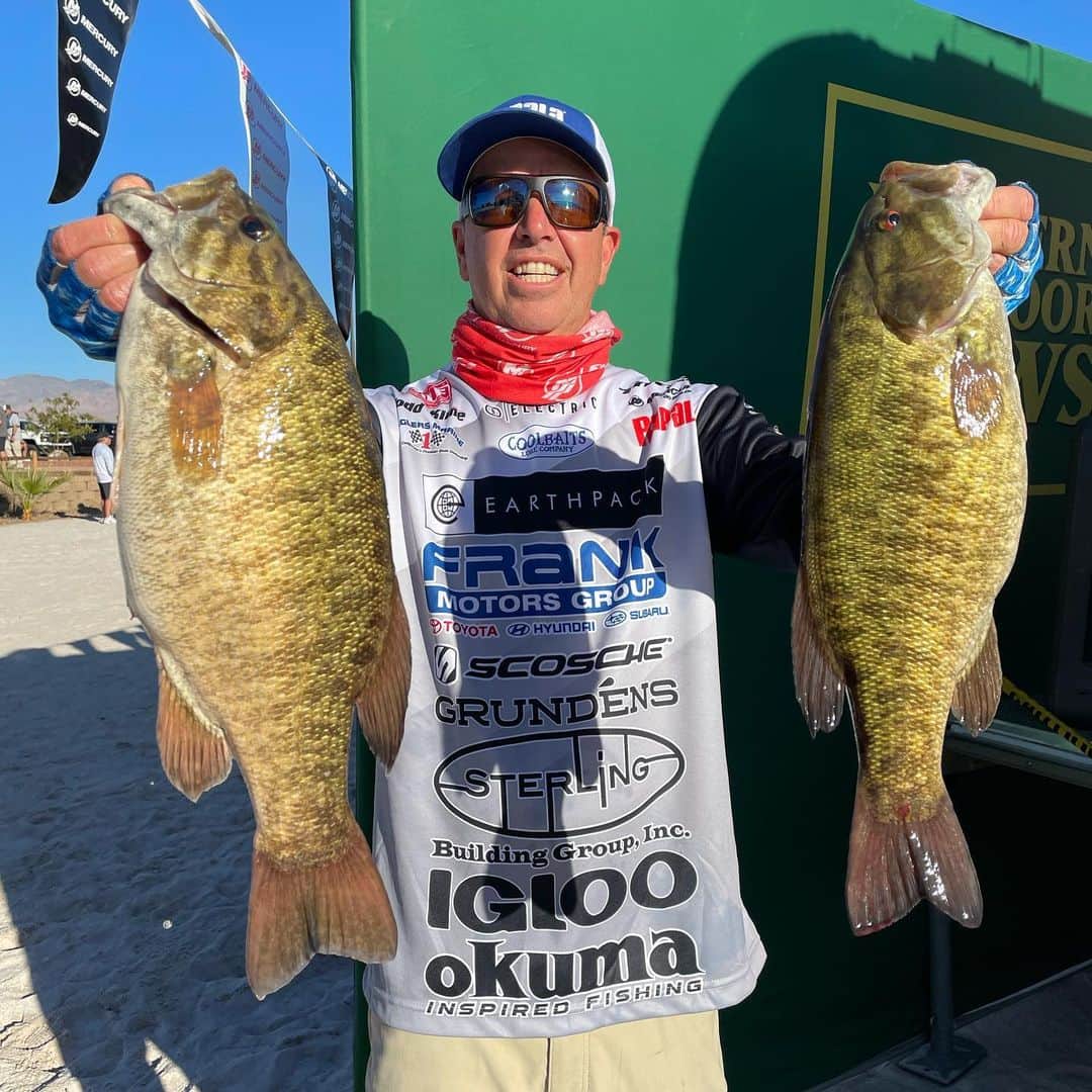 Electric_Fishingのインスタグラム：「Congratulations to @toddokrine for his 2nd place finish in the WON Bass AZ Open with 178 boats.  Todd was on some beautiful smallies⚡️  #ElectricSunglasses #PolarizedSunglasses #StyleThatPerforms #ElectricFishing」