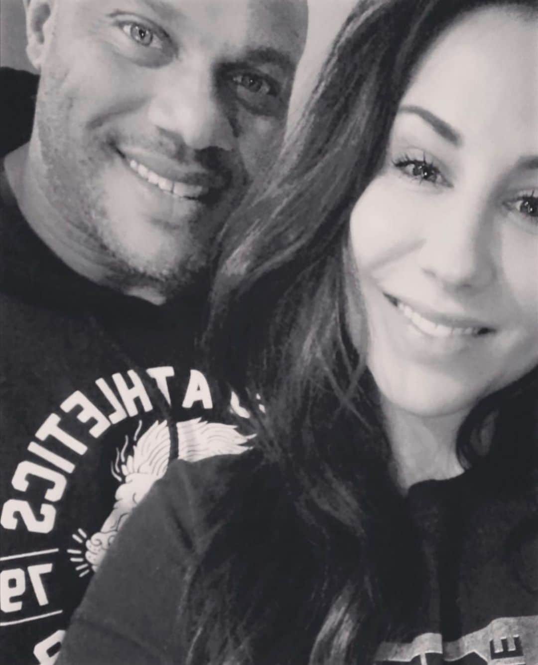 Phil Heathのインスタグラム：「Happy Valentines Day to my Queen @shuriecremona!!!! You've managed to make this Man so much happier, as your pure existence provides me the love and care which I never thought could even exist. I'm truly blessed to share this life with you and will continue to honor you each day. Time for us to finish our workout so we can go out to eat and have some adult time 😛. I love you Baby!」