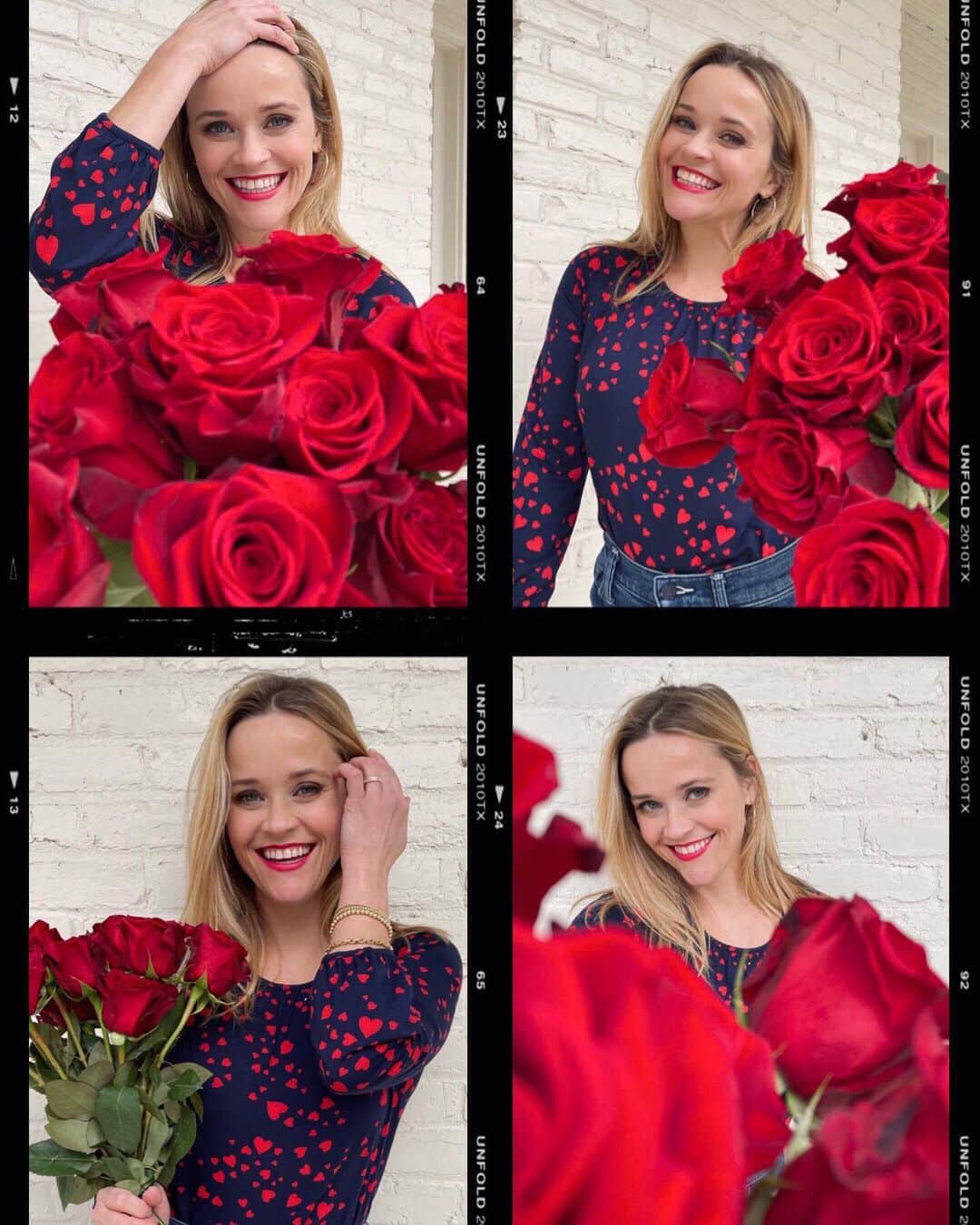 リース・ウィザースプーンのインスタグラム：「Happy Valentine’s Day from me and Minnie! 🥰👉🏼」