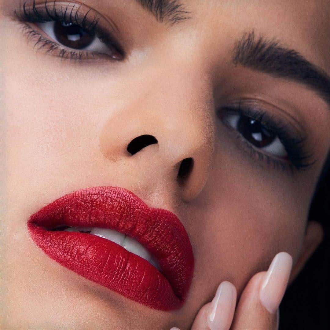 メイクアップアートコスメティックスさんのインスタグラム写真 - (メイクアップアートコスメティックスInstagram)「No boo? Spend V-Day with Ruby Woo! Our most iconic red Lipstick is loyal to your lips with a long-wearing, ultra-matte finish. Pictured here: ❤️Retro Matte Lipstick in Ruby Woo ❤️Studio Fix Fluid SPF 15 ❤️In Extreme Dimension 3D Black Lash ❤️Fix+  Makeup Artist: @tomsapin Model: @naidaestubier Photography: @brunogasperini Hair Stylist: @aurore_lebacle」2月15日 3時30分 - maccosmetics
