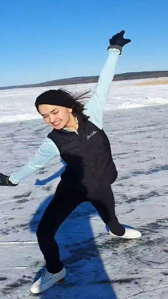 アンネ・リネ・ヤシェムのインスタグラム：「⛸❄」