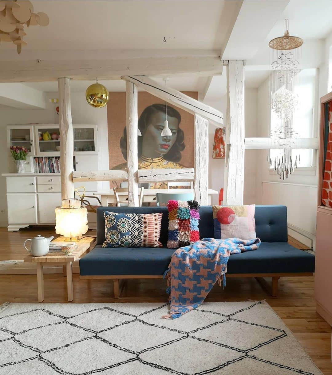 My Interiorのインスタグラム：「A colourful and joyful home of @myhomeismyhorst.de」