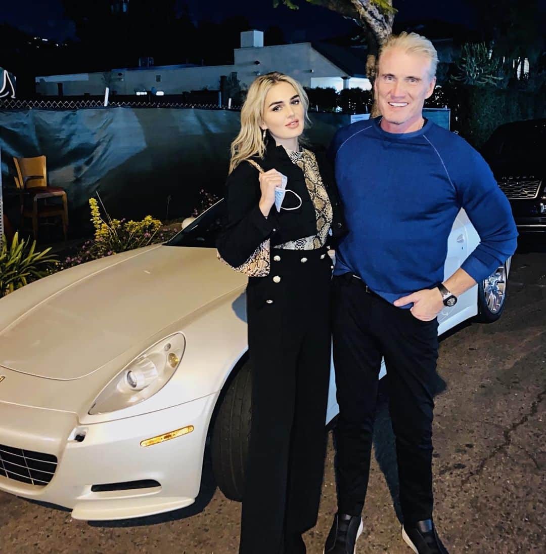 ドルフ・ラングレンのインスタグラム：「Happy Valentines from West Hollywood!! 🎉❤️🏋️‍♀️💙」