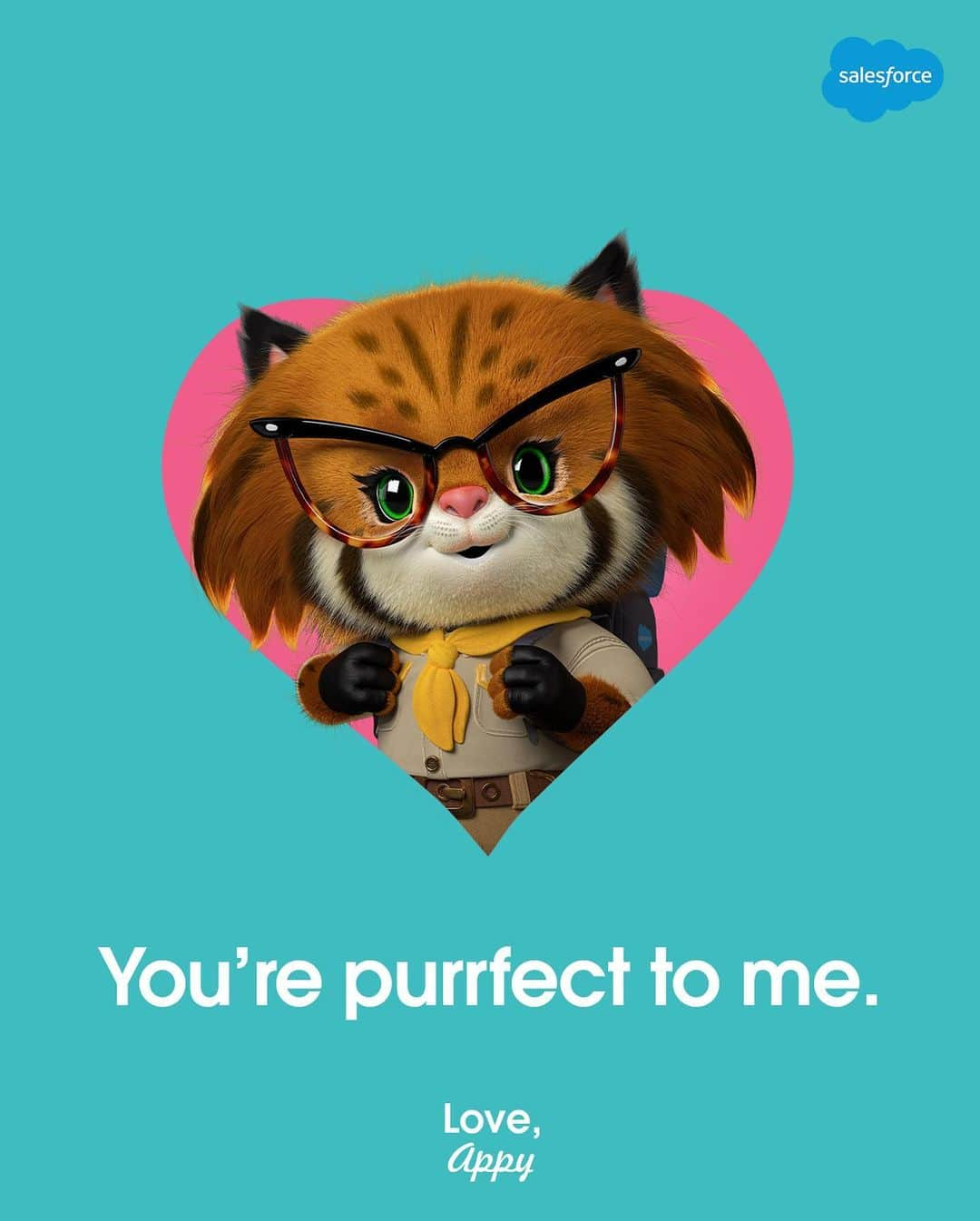 Salesforce さんのインスタグラム写真 - (Salesforce Instagram)「To: You. From: #AstroAndFriends. 💙 Happy Valentine’s Day, Trailblazers.」2月15日 4時50分 - salesforce