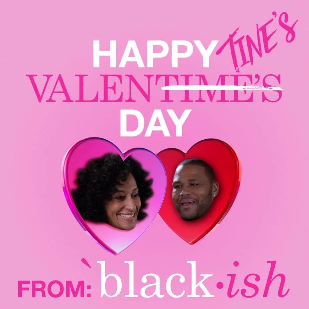 アメリカン・ブロードキャスティング・カンパニーのインスタグラム：「Happy Valentine's Day from #blackish!」