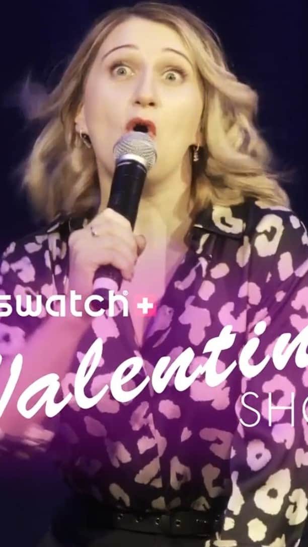 Swatchのインスタグラム：「Tune in for the best date of your life with @ElenaGabrielle  #SwatchWithLove #TimeIsWhatYouMakeOfIt  Shot @Holzmarkt_25」