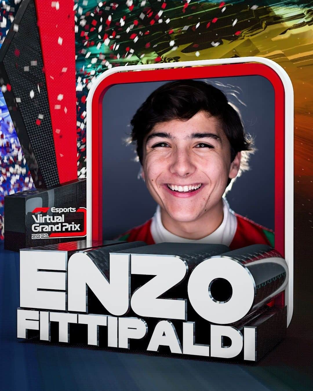 F1さんのインスタグラム写真 - (F1Instagram)「VAMOOOS ENZO!!!! 🇧🇷🏆  The little shark @enzofitti scores the most points in the 2021 Virtual Grand Prix series!! 💪  #F1 #Formula1 #F1Esports #VirtualGP #RaceAtHome @haasf1team」2月15日 6時42分 - f1