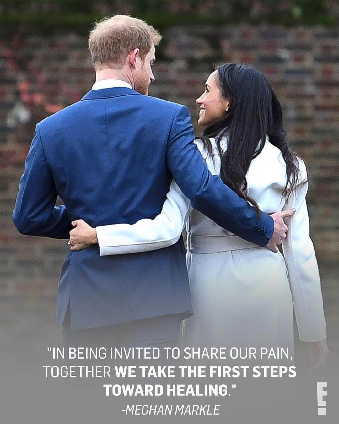 E! Onlineさんのインスタグラム写真 - (E! OnlineInstagram)「A message of hope. 🤍 After experiencing a miscarriage in July, Meghan Markle and Prince Harry are expecting again. (📷: Getty/Misan Harriman)」2月15日 8時04分 - enews