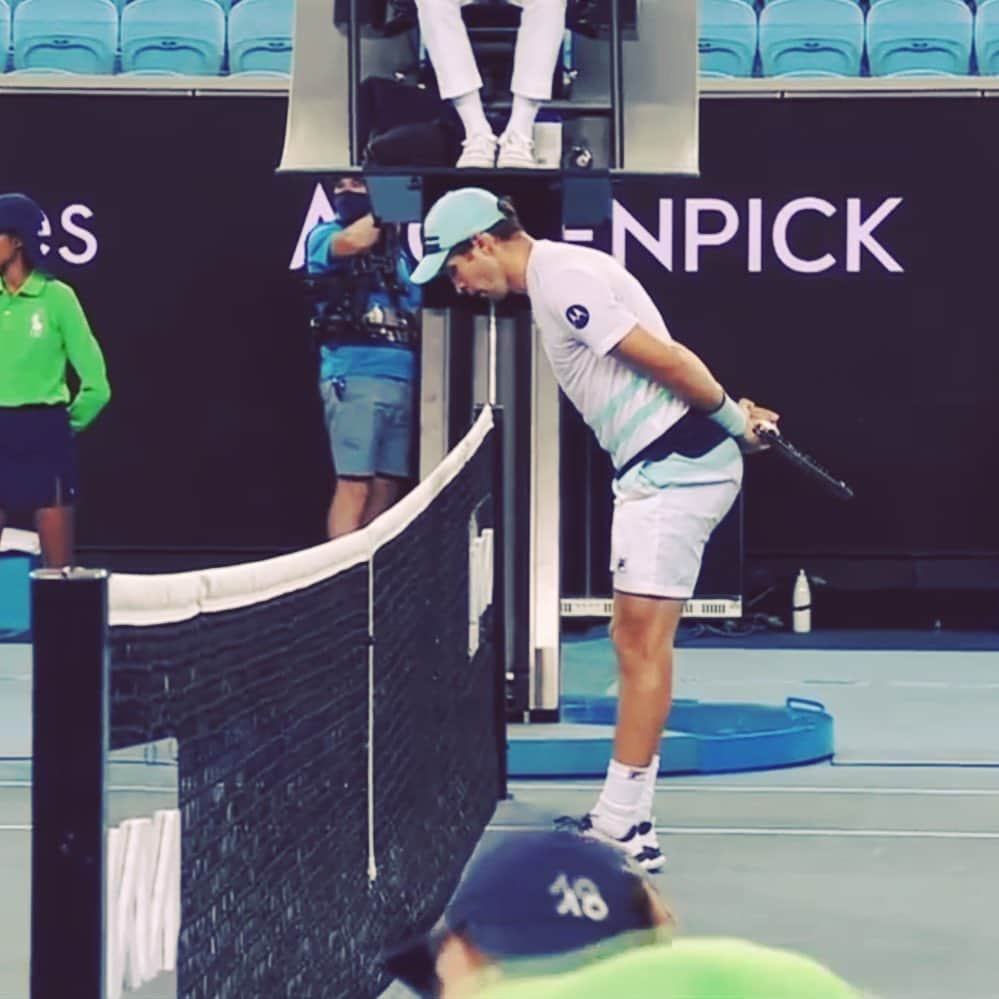 ドゥシャン・ラヨビッチのインスタグラム：「Thank you... see you next year  #ausopen」