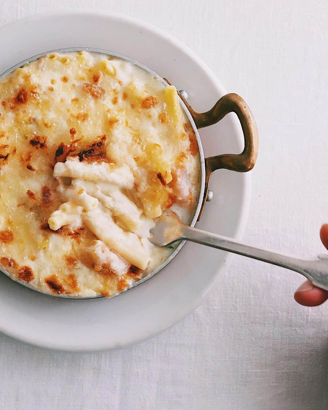 樋口正樹さんのインスタグラム写真 - (樋口正樹Instagram)「macaroni au gratin . 今夜はマカロニの あつあつグラタン。 . . . #マカロニグラタン #グラタン #チーズたっぷり #火傷注意 #ホワイトソース #ママー #バッラリーニ #セルヴィンターヴォラ #ballarini #servintavola #Ballarini_jp #gratin #macaronicasserole #macaronigratin #macandcheese」2月15日 19時55分 - higuccini