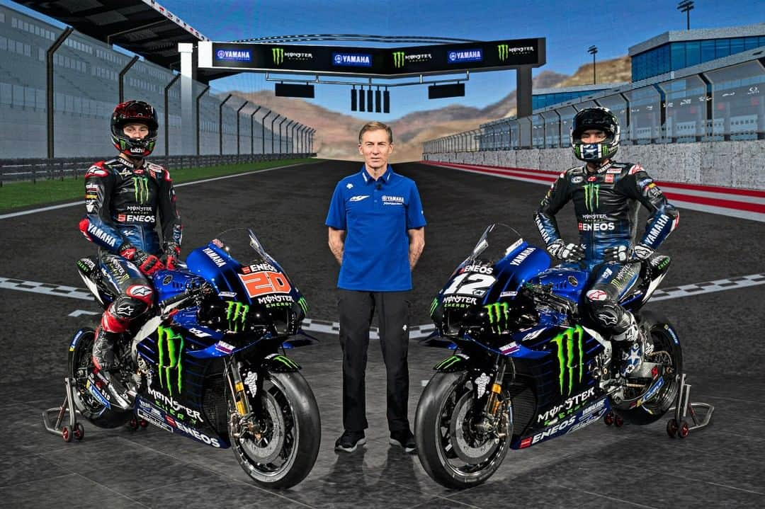 MotoGPさんのインスタグラム写真 - (MotoGPInstagram)「A new era begins for @yamahamotogp! 🙌 @fabioquartararo20 and @maverick12official unveil their 2021 YZR-M1! 🔥 #MotoGP #MV12 #FQ20 #Motorsport #Motorcycle #Racing」2月15日 19時50分 - motogp