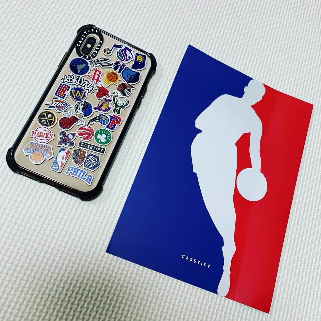 寺嶋恭之介のインスタグラム：「今日から愛用🔵⚪️🔴 NBA ✖︎ @CASETiFY_jp  Thank You✨  #NBA #NBAxCASETiFY  #CASETiFY」