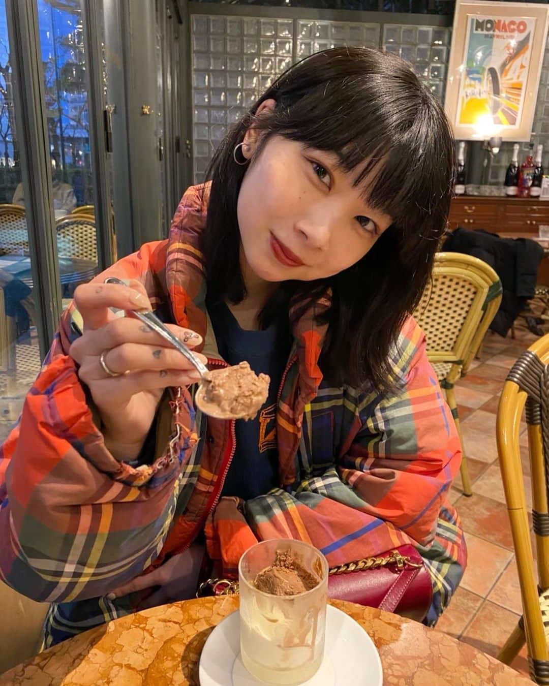 老月ミカのインスタグラム：「二年前と同じ画角だった😷 見た目も中身も二年前より成長してたら良いなぁ... @chi_hirose 📷」