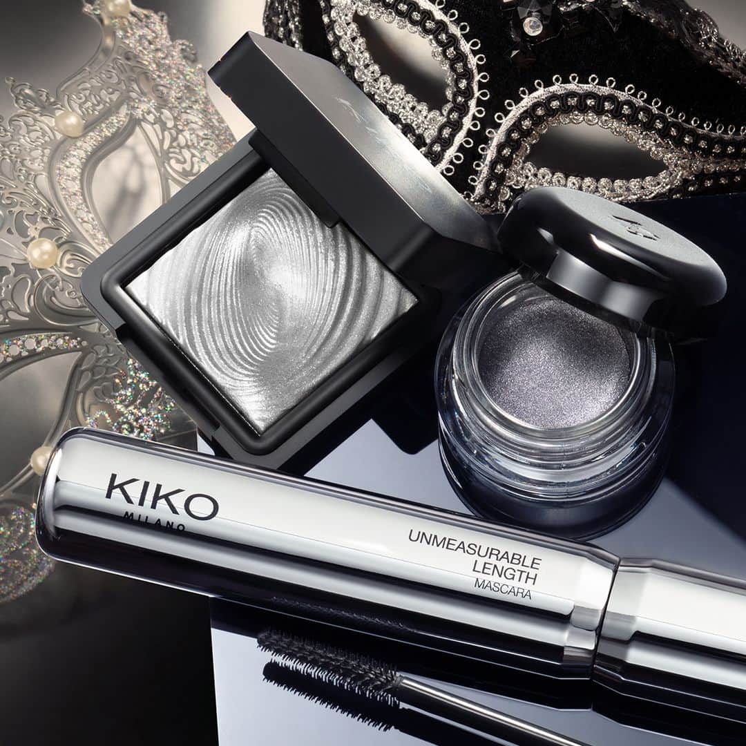 KIKO MILANOさんのインスタグラム写真 - (KIKO MILANOInstagram)「A sassy silver to add a carnival-esque touch to your look (even if we’re all celebrating at home)! 🤍 Tap to shop our favourite products! Colour Lasting Creamy Eyeshadow 08 - Water Eyeshadow 232 - New Unmeasurable Length Mascara」2月15日 20時45分 - kikomilano