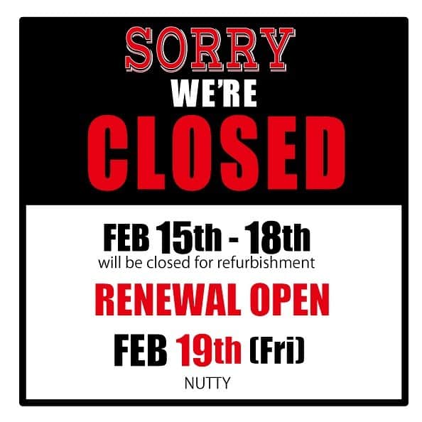 NUTTY Vintage&Collectibleのインスタグラム：「📢INFORMATION📢  〜NUTTYリニューアル工事のお知らせ〜  本日より【2/15(月)~2/18(木)の4日間】 NUTTYリニューアル工事の為、店舗営業をお休みいたします。  ご来店を予定されていたお客様には大変ご迷惑をお掛け致しますが、ご理解の程宜しくお願い申し上げます。   尚、ONLINE STOREは通常通りショッピングをお楽しみいただけます。 現在、¥10000以上お買い上げで送料無料期間中ですので、ご自宅でのショッピングにご利用くださいませ🛒 プロフィールページURLより閲覧いただけます。  🎈🎈🎈🎈🎈🎈🎈🎈🎈🎈  2/19(fri) 〜NUTTY RENEWAL OPEN〜 🎈🎈🎈🎈🎈🎈🎈🎈🎈🎈  パワーアップして戻ってくるNUTTYをどうぞお楽しみに…👠  ＊上記期間中、姉妹店子供服 @nutty_littleroomanddeco は通常通り営業しております ＊FAMILY MARKETアイテムはLRD.ガーデンにてご覧いただけます」