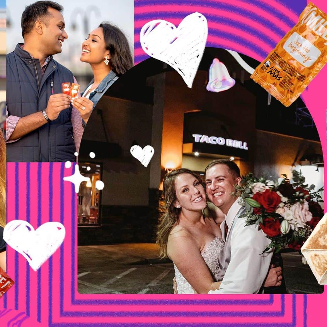 Taco Bellさんのインスタグラム写真 - (Taco BellInstagram)「Your #TacoBellLove Stories make our hearts melt. 💜 #HappyValentinesDay」2月15日 12時32分 - tacobell