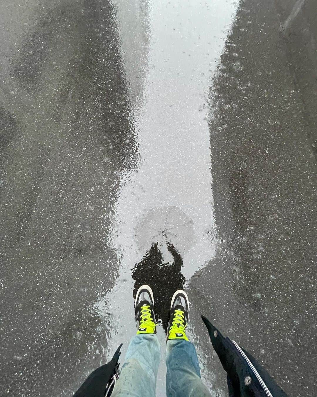 青柳尊哉のインスタグラム：「雨、すごく、雨。 こんな日は、 エラ呼吸で。」