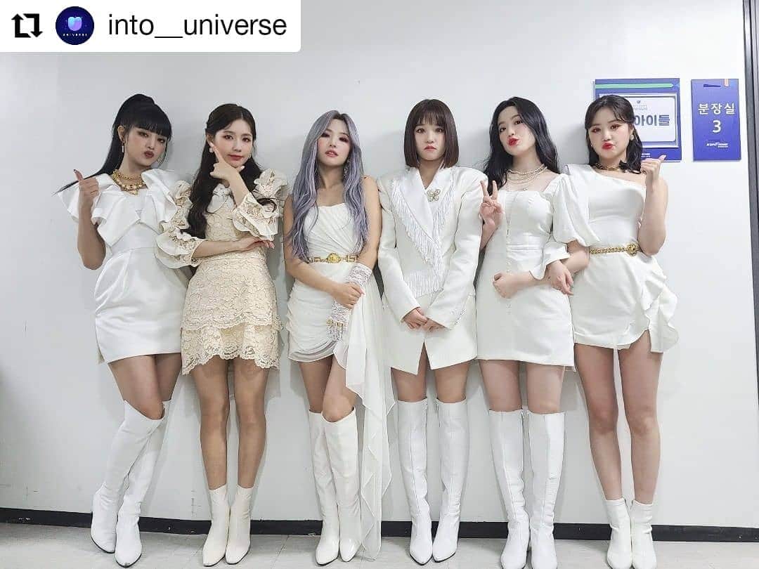 (G)I-DLEさんのインスタグラム写真 - ((G)I-DLEInstagram)「#Repost @into__universe • • • • • • [📸] (G)I-DLE at #UNI_KON ⠀ #유니버스 #UNIVERSE #GIDLE #GIDLE_at_UNIKON @official_g_i_dle」2月15日 14時06分 - official_g_i_dle