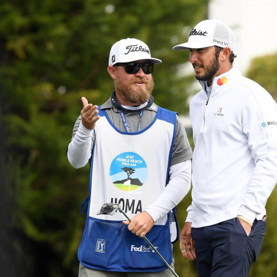 マックス・ホーマのインスタグラム：「Pebble was a treat. We’re getting closer folks! And making birdie on every par 3 on Saturday is something I’ll never forget! (S/O @thecountryclubcollection for the pics). Next up, Riviera 😍 #golf」