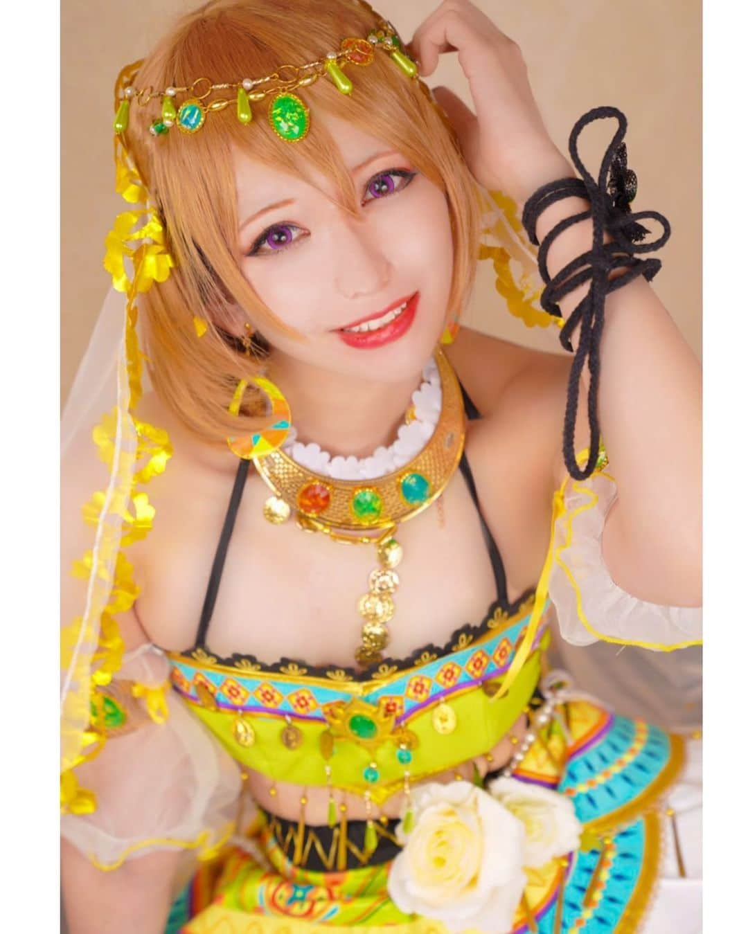 優月心菜さんのインスタグラム写真 - (優月心菜Instagram)「速報かよちん  ラブライブ！　踊り子覚醒後　小泉花陽  メルカリで買ったら衣装壊れてて なんとか着たけど 早速買い直したwww またリベンジする！  photo by結城雅弘さん スタジオプロージット  #ラブライブ #ラブライブコスプレ #ミューズ #小泉花陽  #小泉花陽コスプレ #踊り子覚醒後 #コスプレ #cosplay  #cosplayer #かよちん #スタジオプロージット」2月15日 14時19分 - yuzuki_cocona