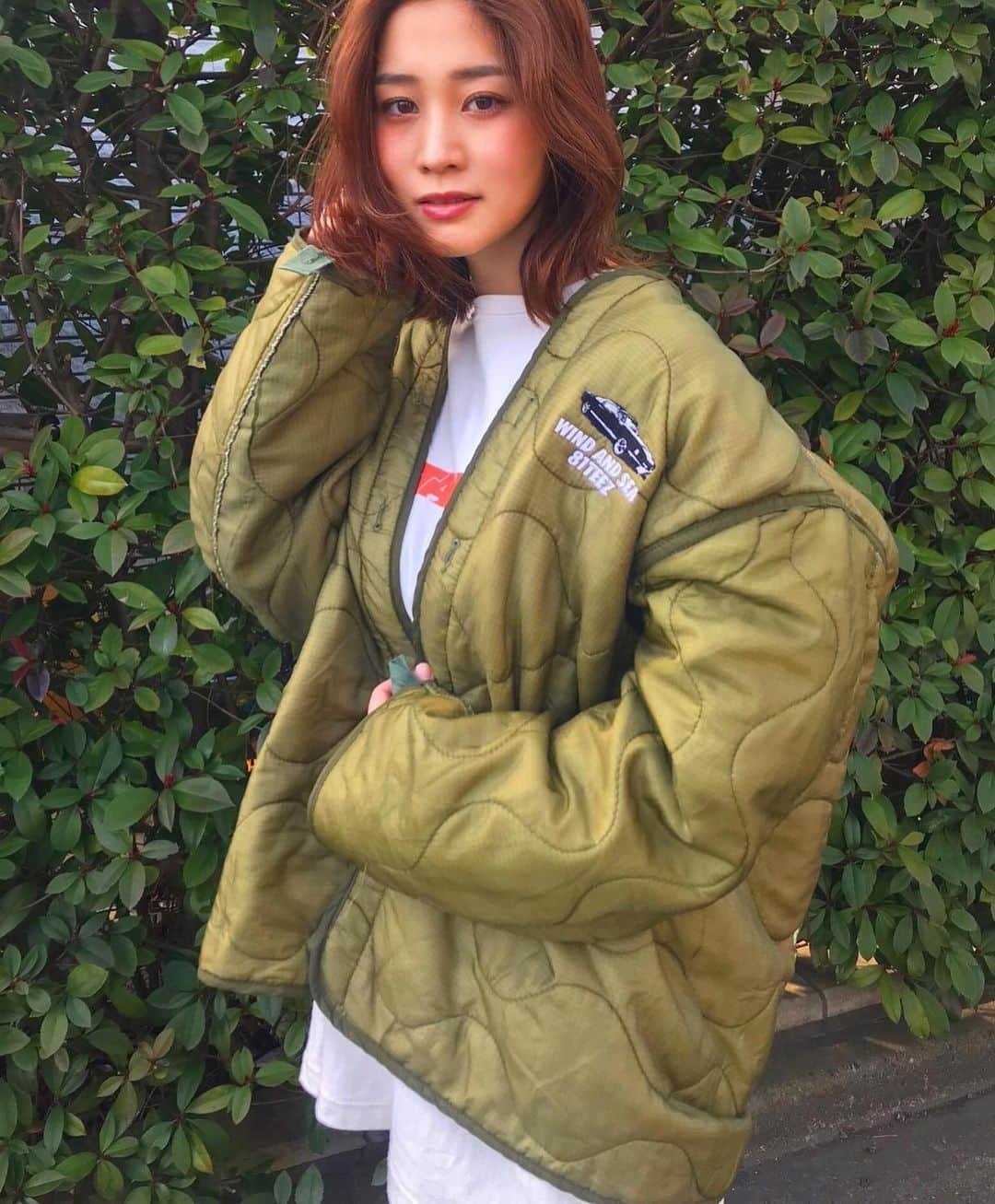 橘花凛さんのインスタグラム写真 - (橘花凛Instagram)「jacket🧥　@81teez @windandsea_wear   2月20日12時〜販売開始  WIND AND SEA NAKAMEGURO、WIND AND SEA OSAKA、 81TEEZオンラインショップにてお取り扱いされるそうです♩」2月15日 14時33分 - rintakahashi0809